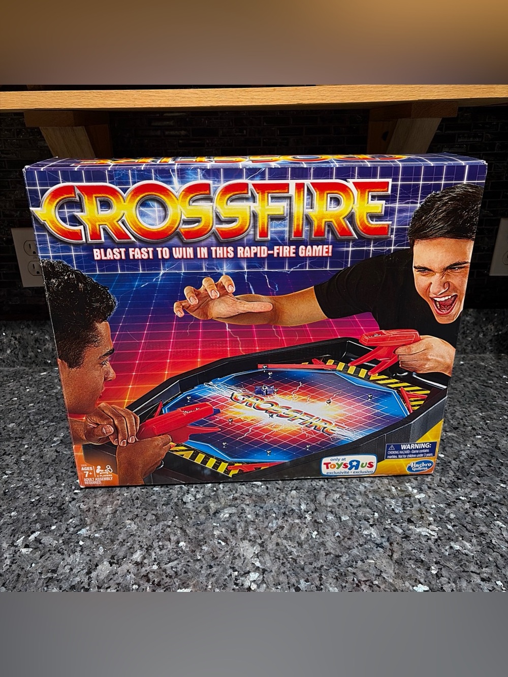 2016 Crossfire Hasbro Marble Launching Rapid-Fire Retro Game Open Box New